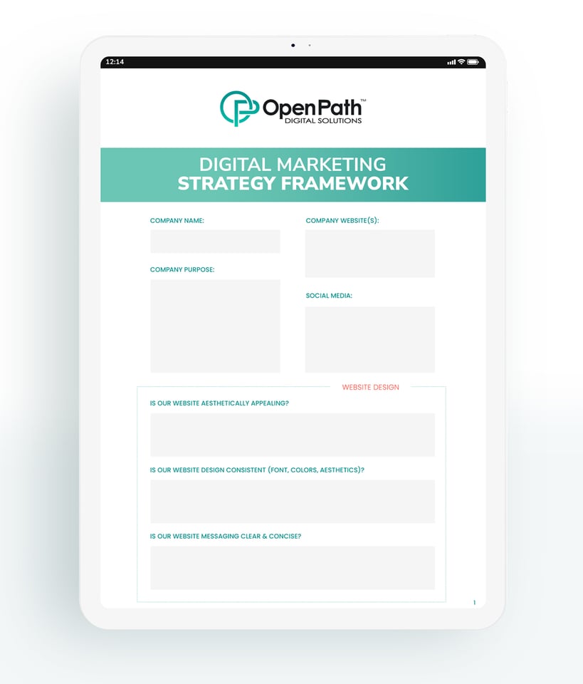 Digital Marketing Framework