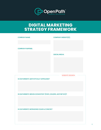 A Digital Marketing Strategy Framework